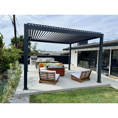 Motorized Aluminum Louver Pergola