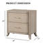 Table de chevet transitionnelle 1pc