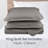 3-Piece King Quilt Bedding Set - Bedspread and 2 King Pillow Shams with Embossed Diamond Pattern - Lightweight Bed Set for All Seasons - Soft Microfiber Coverlet by Lavish Home (Gray)-118567803-125359427