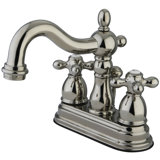 Heritage Centerset Bathroom Faucet with Drain Assembly