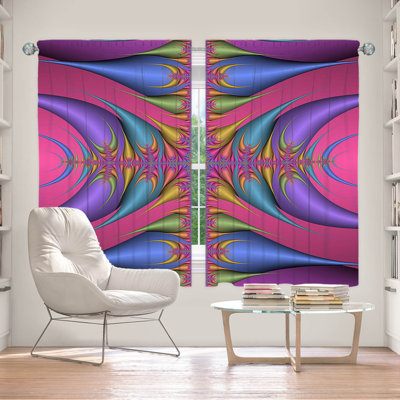 Rideau simple occultant et isolant Tribal Magic III