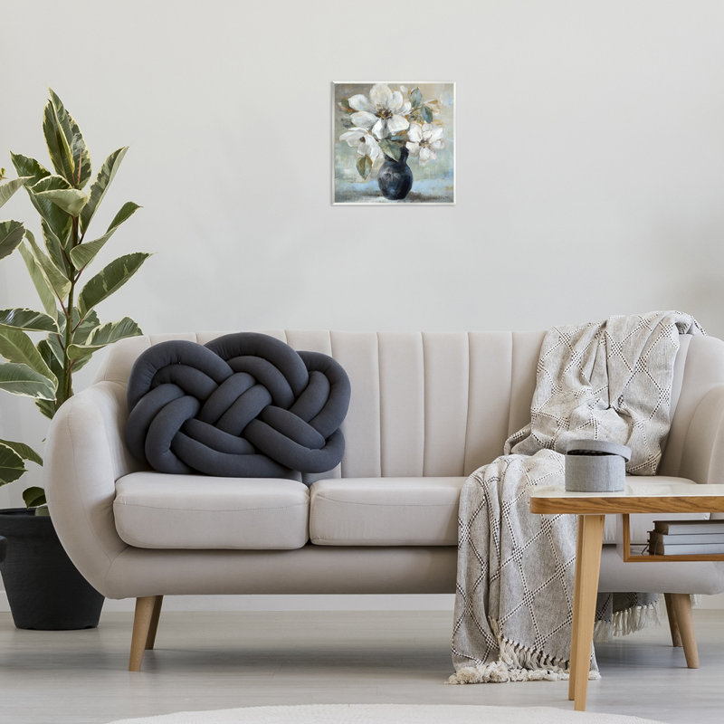 Fleurs dans un vase noir, art mural par Lanie Loreth