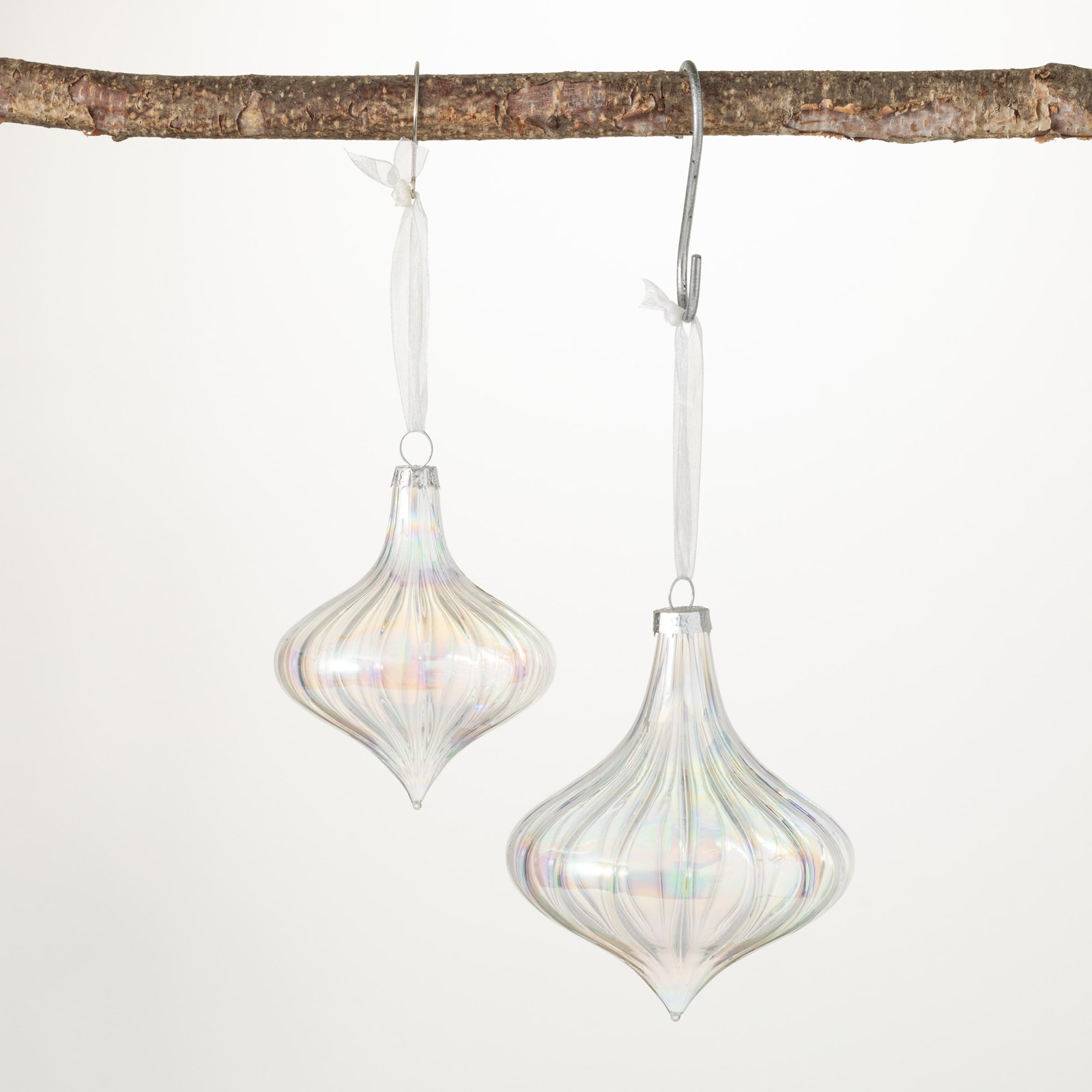 Gilded Elegance Clover Lane Finial Ornament