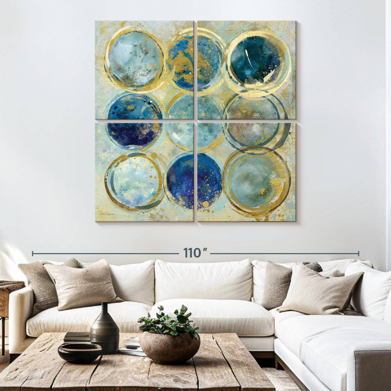 Alignment Gold, 74" H x 74" W