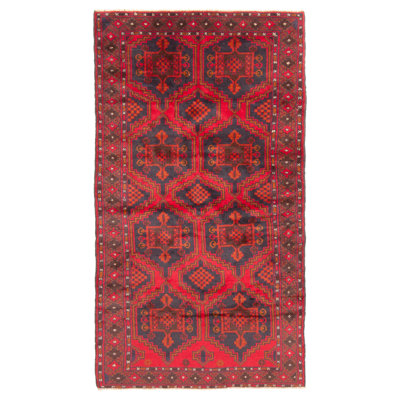 Zeman Red Rug 3'5" x 6'4"