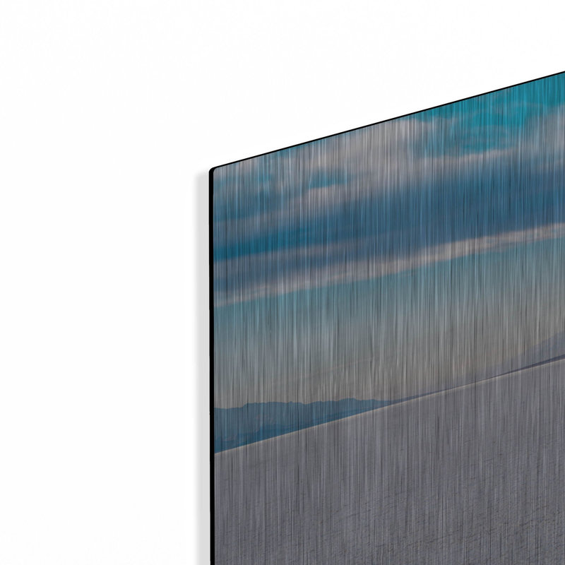  «Vallée mortelle - Panorama de sel» par Epic Portfolio, art mural en métal, 36 po x 12 po, H 12 po x l 36 po