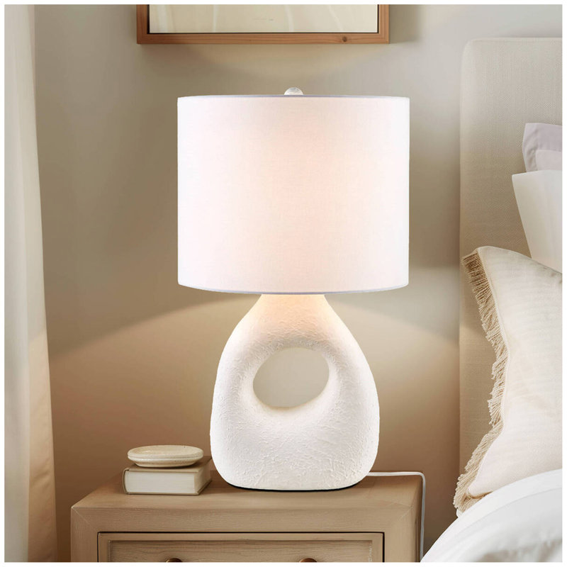 Ceramic Table Lamp White See below