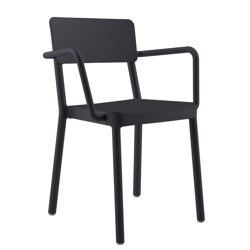 Fauteuil de patio Lisboa, Noir
