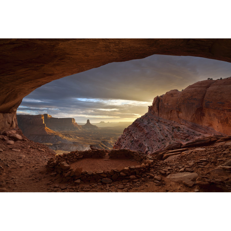 Anasazi Ruins by Rudybalasko - Wrapped Canvas Print, 30cm H x 46cm W