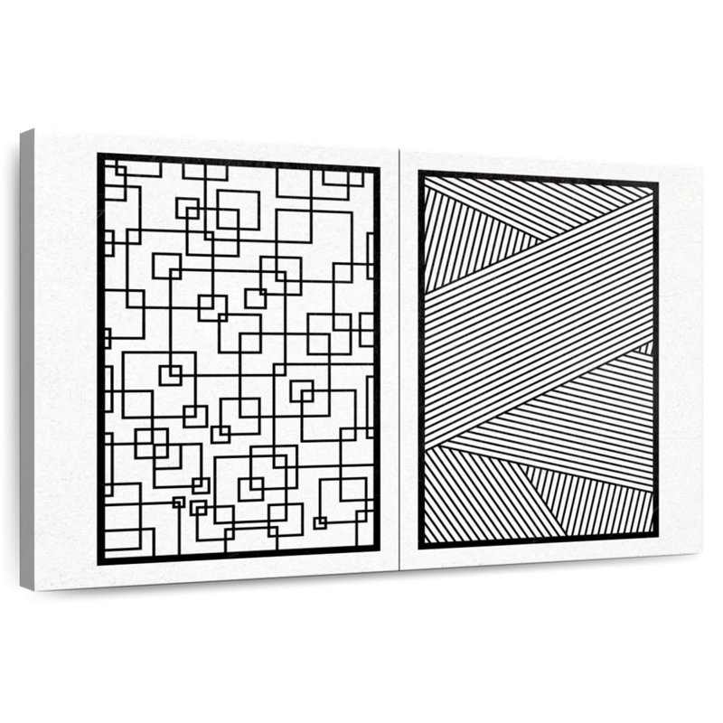 Avery Digital Abstract II BW, 16" H x 24" W