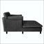 Canapé en chenille de 51,2 po avec coussins-2145702828
