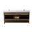 Chazden Landon 72" Herringbone Design Double Bathroom Vanity with Engineered Stone Top