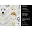 Torchon blanc Samoyed Coffee Bar-1234934556