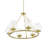 Draike 6 - Light Dimmable Wagon Wheel Chandelier-2083714997