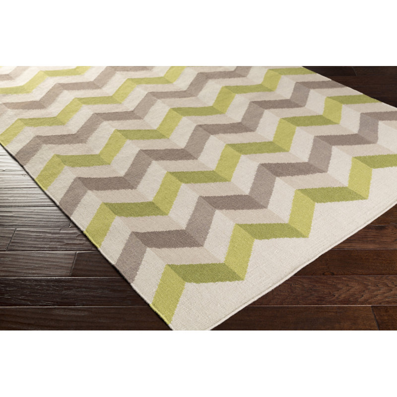 Araliya Wool Chevron Indoor Rug, Rectangle 8' x 11'