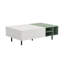 Table basse moderne à deux tons avec 2 tiroirs et tablettes ouvertes, poignée cachée Modern Living