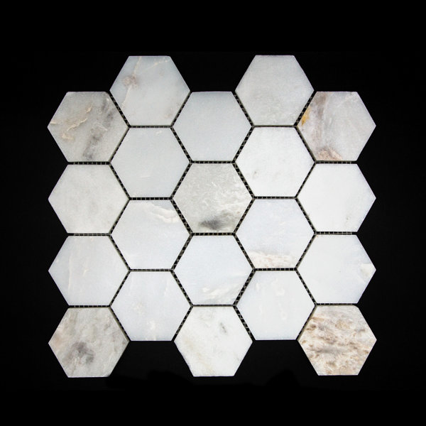 Honed Honeycomb Natural Mosaic Tile