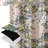 100% Blackout Curtains, Grommet Pattern Gold Foil Printed Window Treatments Room Darkening Drapes for Bedroom, 2 Panels-896250777-895037145
