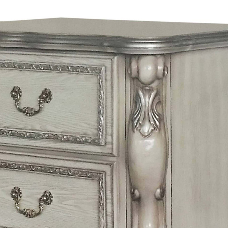 Table de chevet 2 tiroirs Vintage