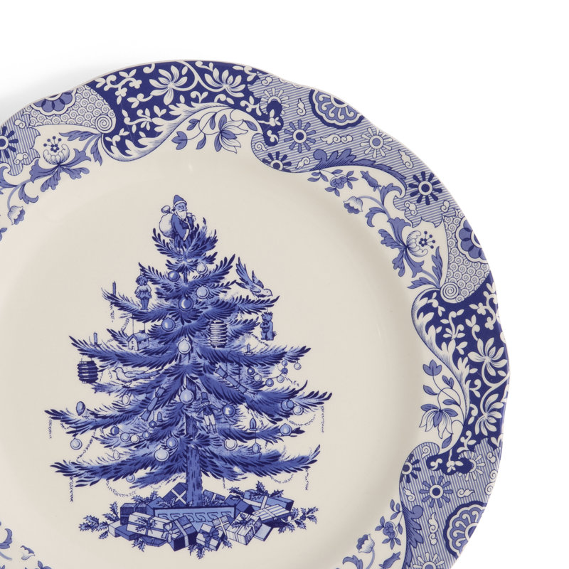 Blue Italian Blue Italian Christmas Serving Dish