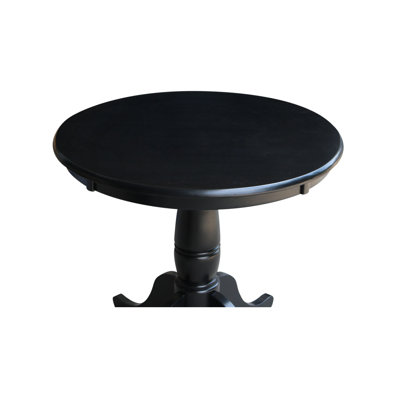 Solid Wood Pedestal Dining Table