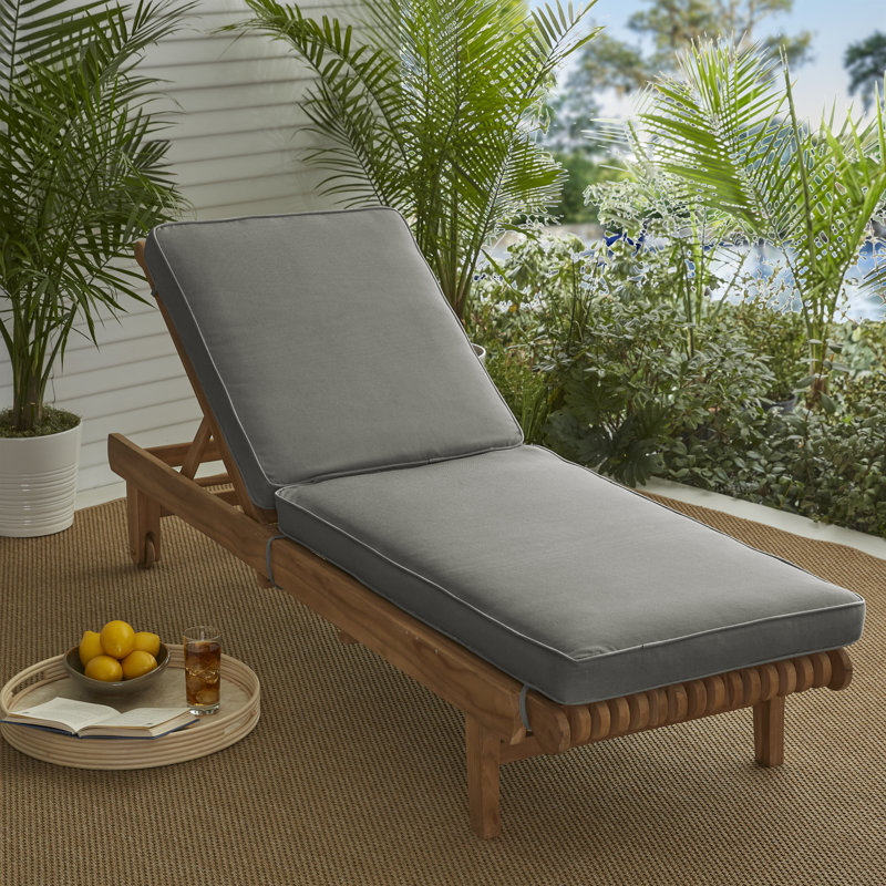 Coussin de siège / dossier d'extérieur Ricmod Sunbrella, H 3 po x l 24 po x P 73 po