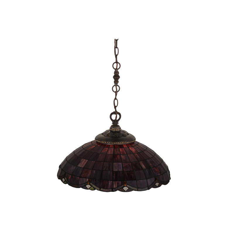 1 - Light Pendant, Honey Wheat
