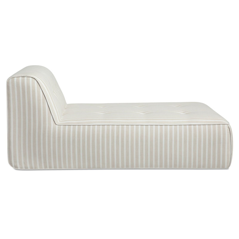 Sunseeker Outdoor Chaise Lounge, Brown Stripe, Acrylic