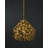 Cloverfield 1 - Light Contemporary Gold Leaf/Gold Unique/Statement Pendant
