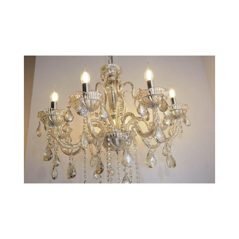 Debden 8 - Light Candle Style Chandelier