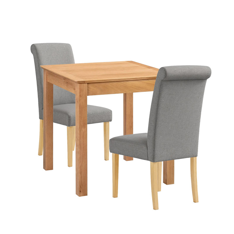 2 - Person Solid Oak Dining Set