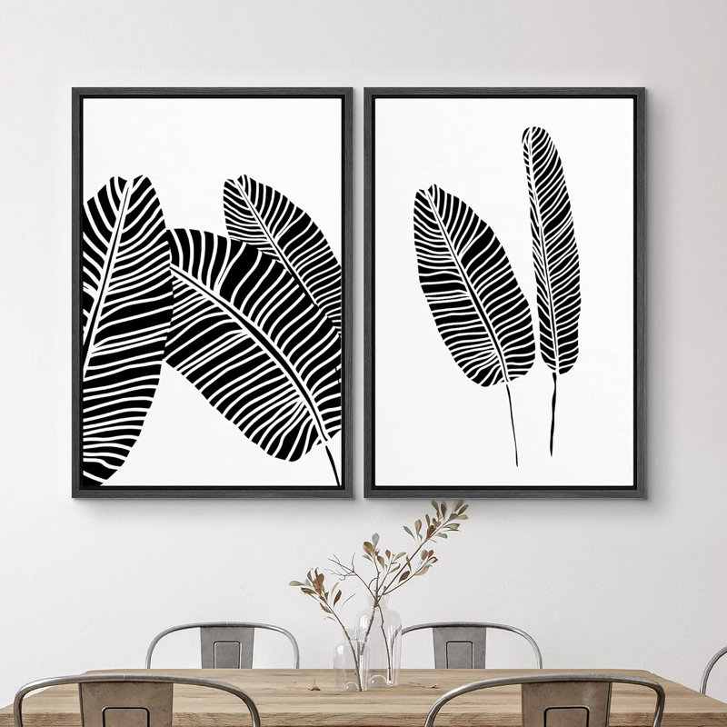 «Moody Gothic Butterfly Animals Dark Floral Botanical Artwork Paintings», 2 pièces, H 36 po x l 24 po