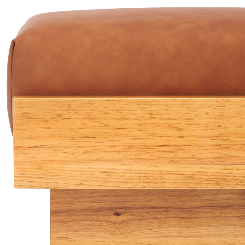 Repose-pieds standard large 26,8 po Robbie, Similicuir cognac