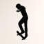 Adhésif décoratif Skateboard Silhouette-161691879