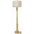 Farmhouse Polystone Turned Style Traditional Floor Lamp