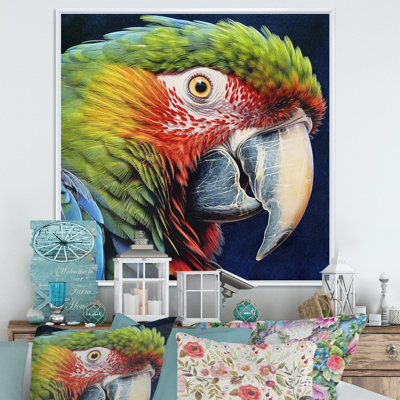 Perroquet tropical au paradis III - animaux, impressions sur toile