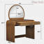 Table de coiffeuse avec miroir tactile et tiroir