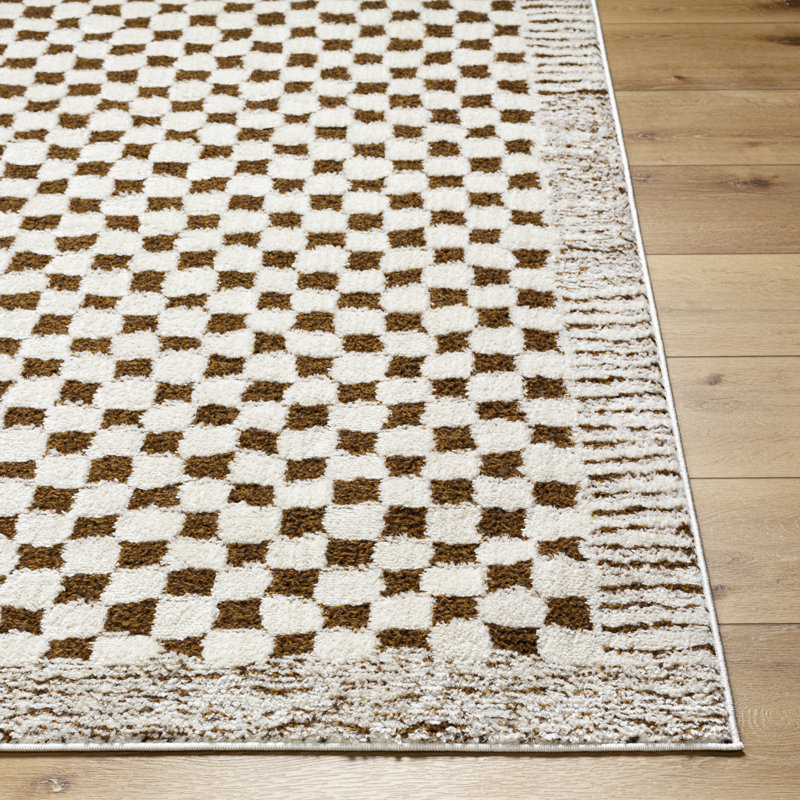 Freud Checkered Area Rug, Rectangle 120 x 170 cm