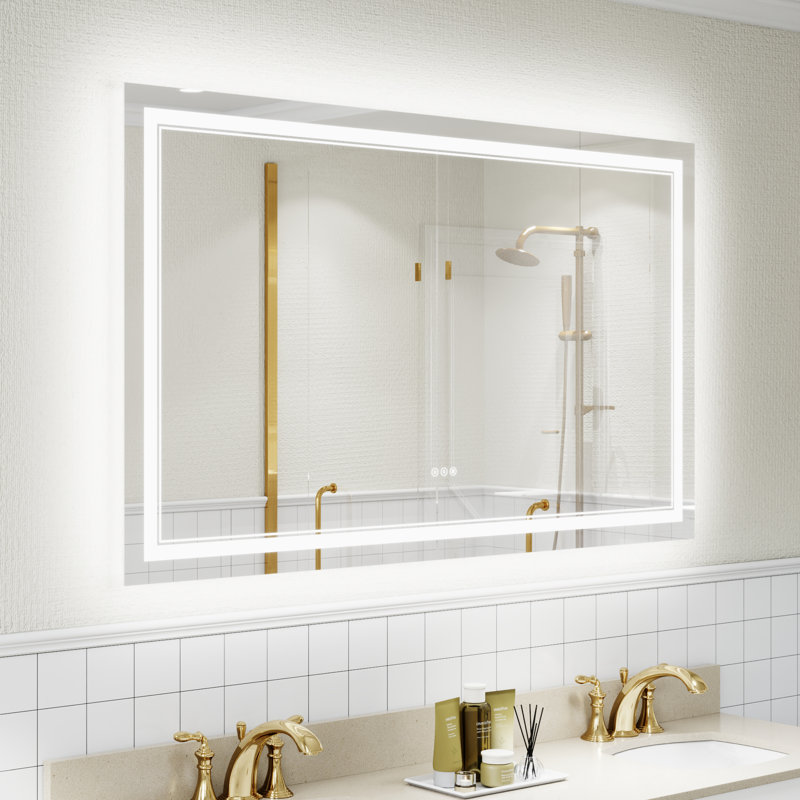 Miroir de salle de bain mural Aolaith, 36 po x 60 po