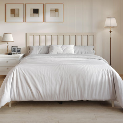 Lancaster Solid Wood Queen Platform Bed