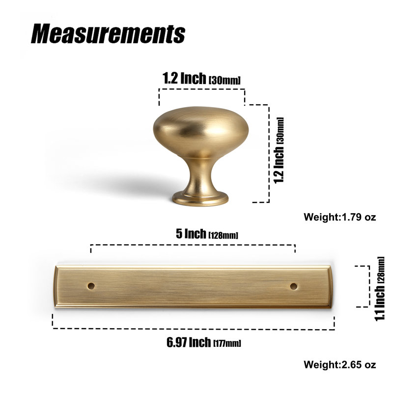 Creative Bar Pull Multipack, Champagne Bronze, 5"