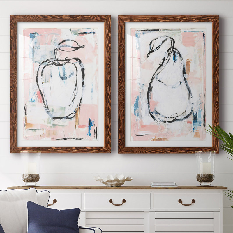 «Candied Fruit I», reproduction encadrée de qualité supérieure - prête à être accrochée, H 31,5 po x l 88 po x P 1,5 po