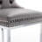 26" Counter Height Bar Stools Set Of 2, Modern Velvet Barstools With Button Back&Rivet Trim Upholstered Kitchen Island Chairs With Sturdy Chromed Metal Base Legs Farmhouse Bar Stools-880698403