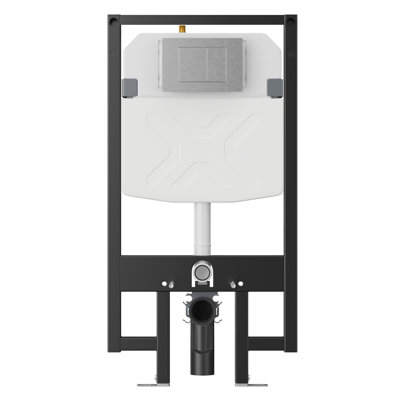 Vermont 2x4 In-Wall Toilet Tank Carrier System 0.8/1.6 GPF Dual Flush with Flush Actuator