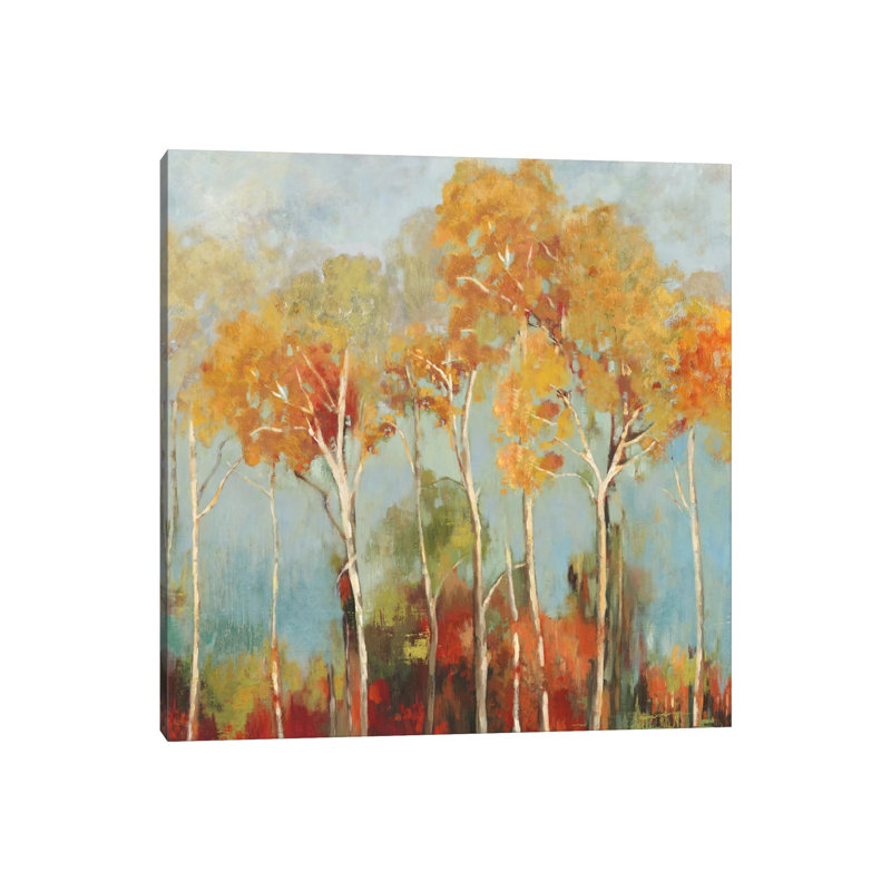 Up Front II, Square by Allison Pearce - Wrapped Canvas Painting, 45.72 cm H x 45.72 cm W x 3.175 cm D