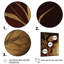 Terra Cotta Chocolate Leaves V - reproduction sur toile-1036003142-1036003143