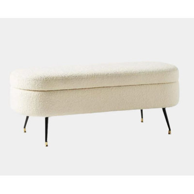 Banc rembourré Boston Boucle
