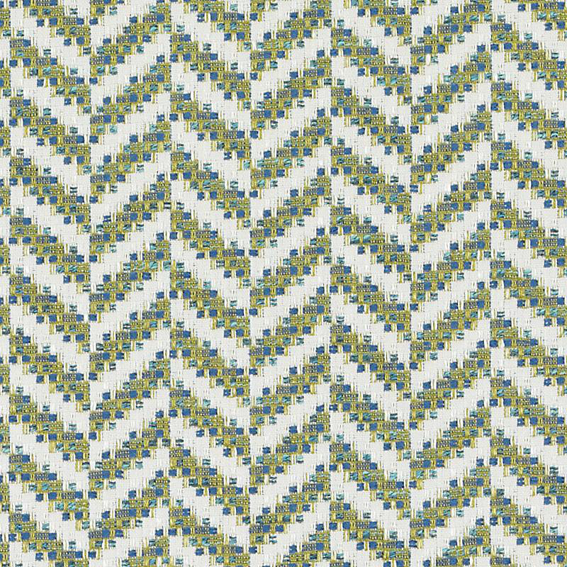 Tissu rebozo ii Laura Kirar, Bleu / avocat