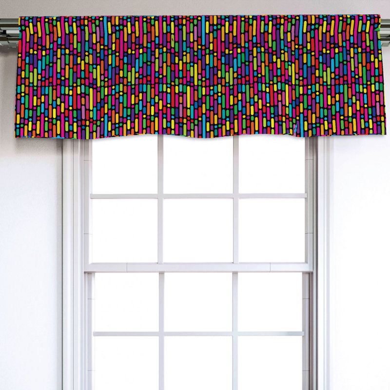 Sateen Ruffled Window Valance