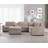 Annistyn 131.9" W 7-Piece Corduroy Power Reclining Sectional with Storage-98837261